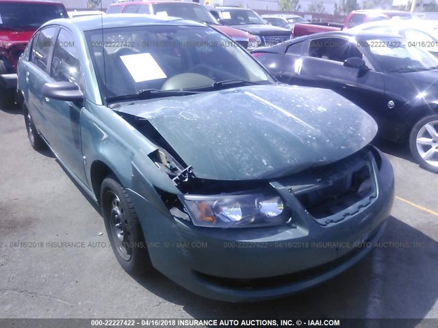 1G8AJ55FX6Z168240 - 2006 SATURN ION LEVEL 2 GREEN photo 1