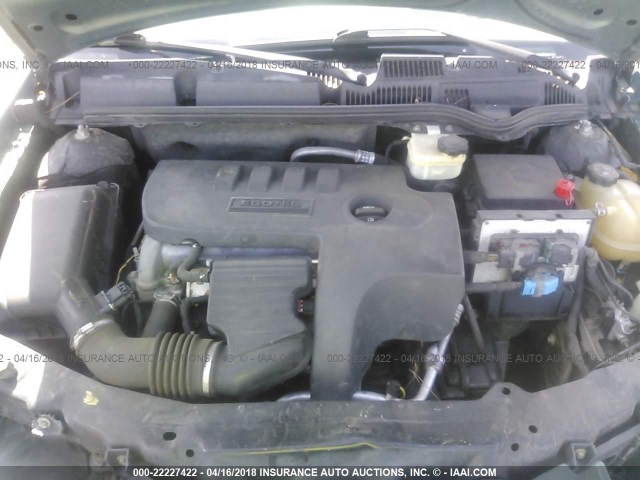 1G8AJ55FX6Z168240 - 2006 SATURN ION LEVEL 2 GREEN photo 10