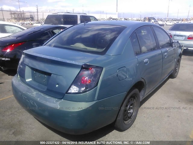 1G8AJ55FX6Z168240 - 2006 SATURN ION LEVEL 2 GREEN photo 4