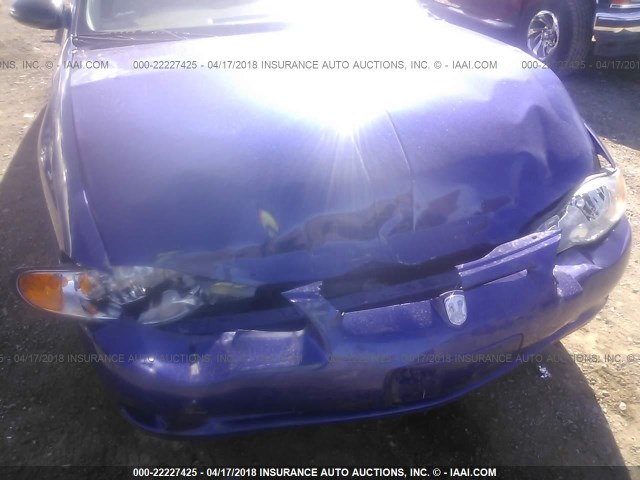 2G1WX15K559143294 - 2005 CHEVROLET MONTE CARLO LT PURPLE photo 6