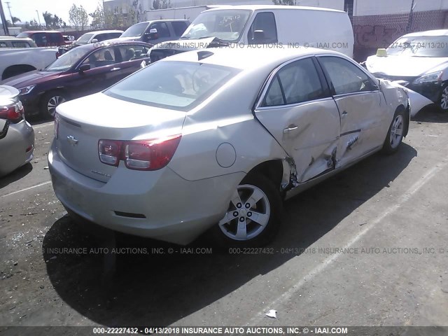 1G11B5SL5FF341024 - 2015 CHEVROLET MALIBU LS 金色 照片 4