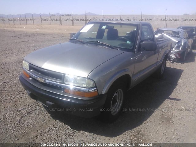 1GCCS14W828238744 - 2002 CHEVROLET S TRUCK S10 TAN photo 2