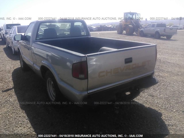 1GCCS14W828238744 - 2002 CHEVROLET S TRUCK S10 TAN photo 3