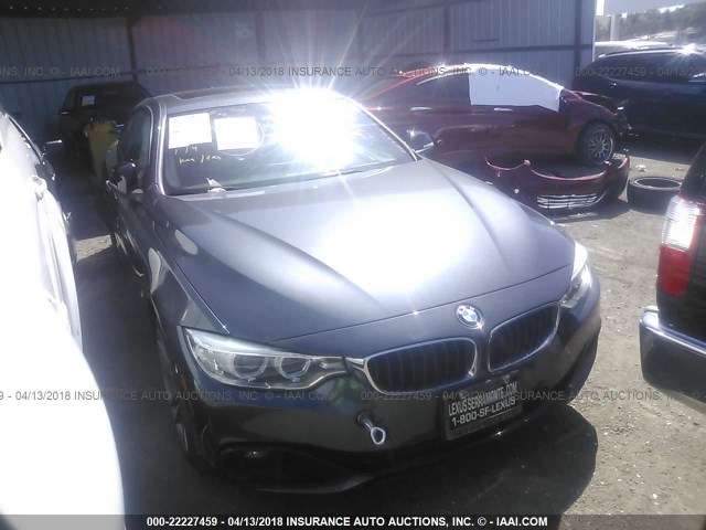 WBA3N7C55EK220631 - 2014 BMW 428 I GRAY photo 1