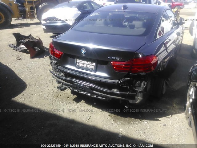 WBA3N7C55EK220631 - 2014 BMW 428 I GRAY photo 6