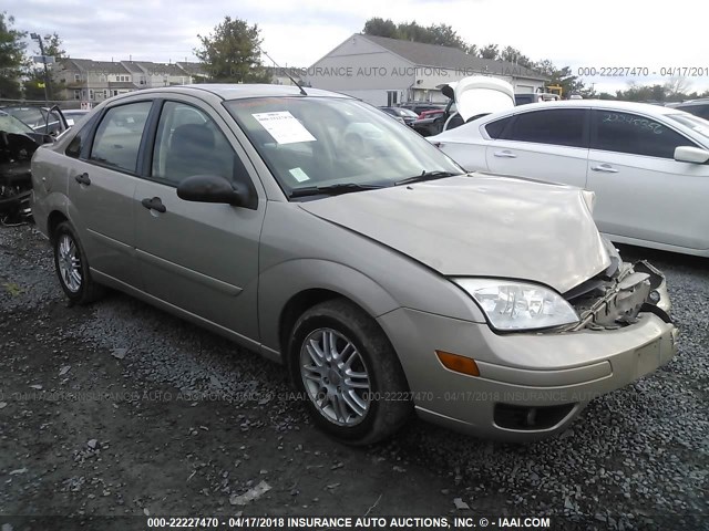 1FAFP34N17W216806 - 2007 FORD FOCUS ZX4/S/SE/SES TAN photo 1