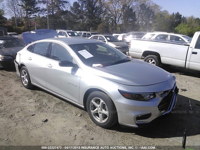 1G1ZB5ST7GF264306 - 2016 CHEVROLET MALIBU LS ვერცხლისფერი ფოტო 1