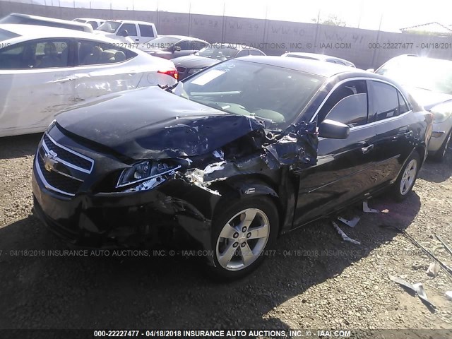1G11B5SA2DF219779 - 2013 CHEVROLET MALIBU LS 黑色 照片 2