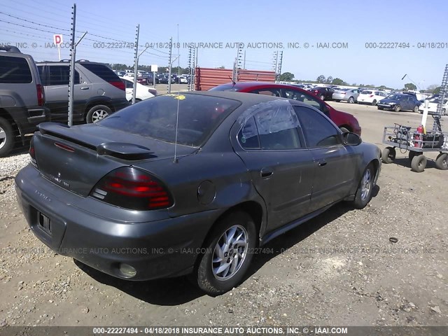 1G2NE52F04M582657 - 2004 PONTIAC GRAND AM SE GRAY photo 4