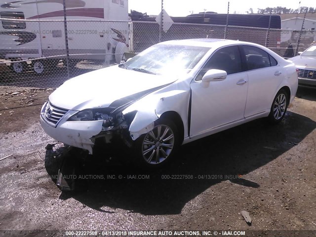 JTHBK1EG8A2347644 - 2010 LEXUS ES 350 白色 照片 2