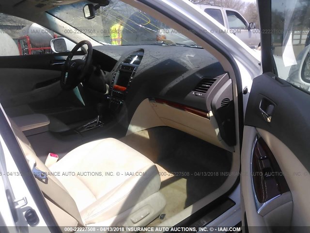 JTHBK1EG8A2347644 - 2010 LEXUS ES 350 白色 照片 5