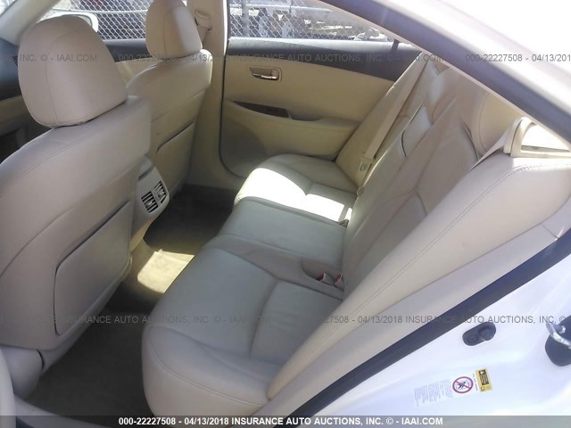 JTHBK1EG8A2347644 - 2010 LEXUS ES 350 白色 照片 8