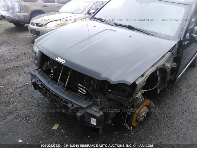 1J8HR78377C503316 - 2007 JEEP GRAND CHEROKEE SRT-8 BLACK photo 6