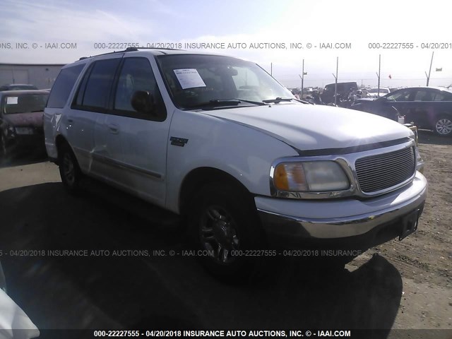 1FMRU15L51LA78340 - 2001 FORD EXPEDITION XLT WHITE photo 1