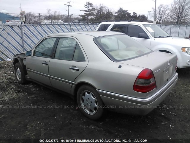 WDBHA28E0TF466684 - 1996 MERCEDES-BENZ C 280 BEIGE photo 3