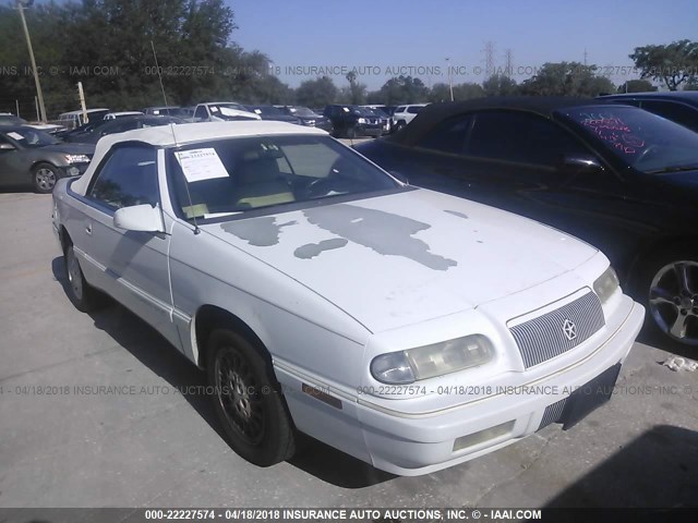 1C3EU4534SF656985 - 1995 CHRYSLER LEBARON GTC WHITE photo 1