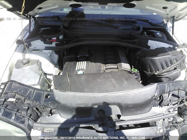 WBXPC93497WF15472 - 2007 BMW X3 3.0SI WHITE photo 10