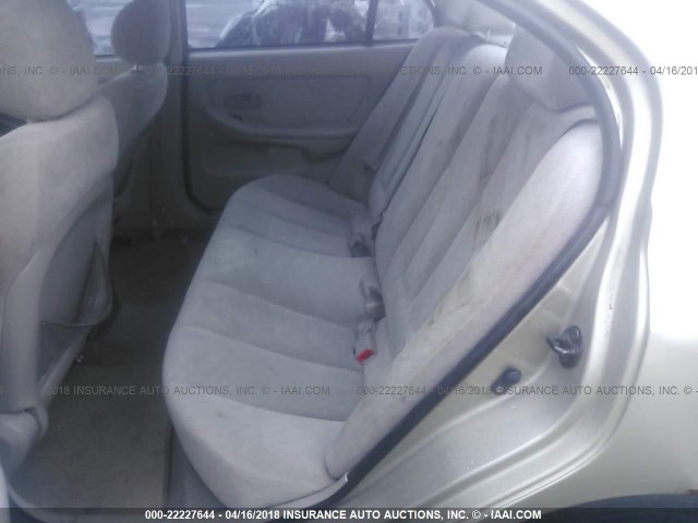 KMHDN46D45U959787 - 2005 HYUNDAI ELANTRA GLS/GT TAN photo 8