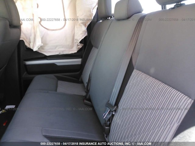 5TFRM5F14EX072780 - 2014 TOYOTA TUNDRA DOUBLE CAB SR/SR5 BLUE photo 8