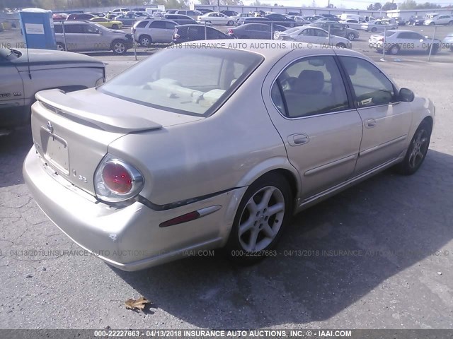 JN1DA31D03T515362 - 2003 NISSAN MAXIMA GLE/GXE/SE GOLD photo 4