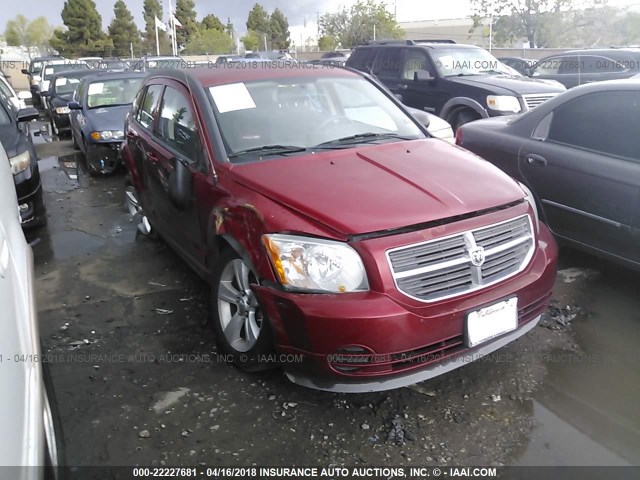 1B3CB4HAXAD663230 - 2010 DODGE CALIBER SXT RED photo 1