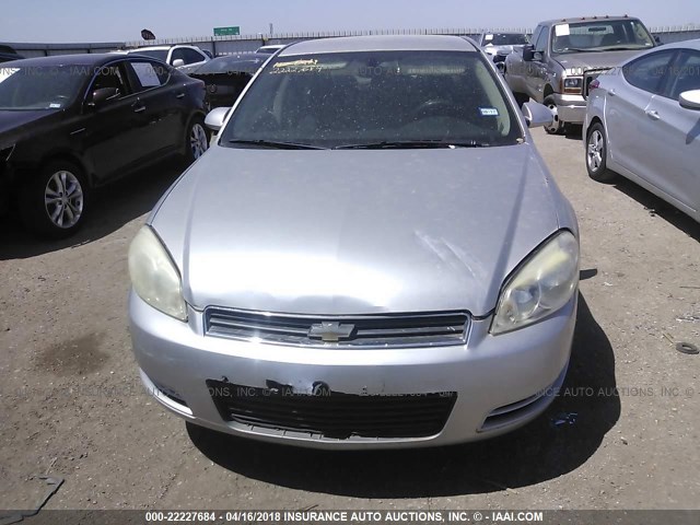 2G1WB58K569142505 - 2006 CHEVROLET IMPALA LS SILVER photo 6