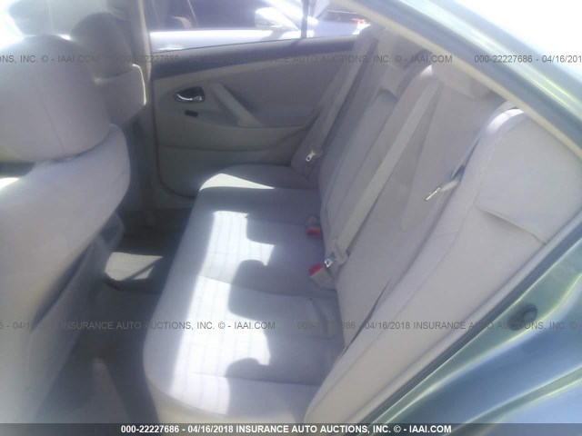 4T1BF3EK3BU722329 - 2011 TOYOTA CAMRY SE/LE/XLE GREEN photo 8