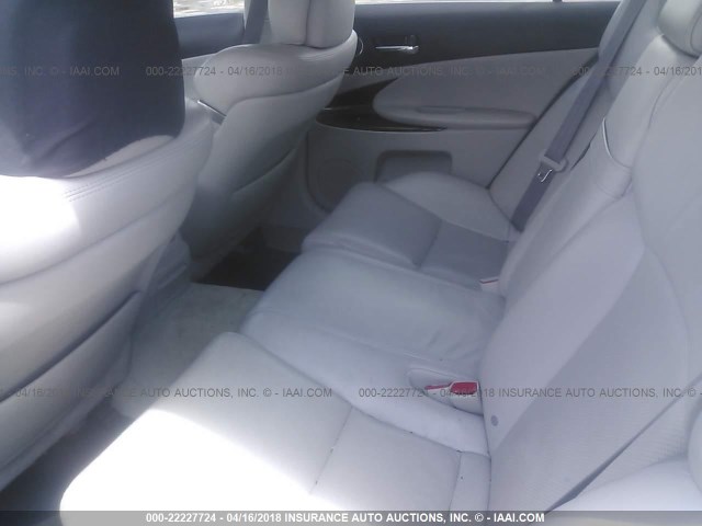 JTHCE1KS4A0026507 - 2010 LEXUS GS 350 GRAY photo 8