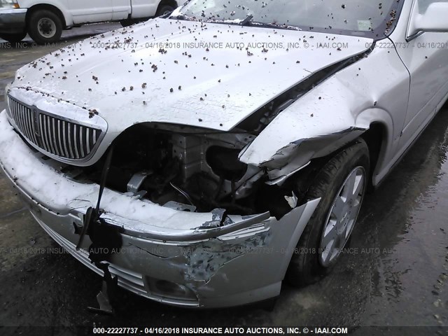 1LNHM86S85Y627774 - 2005 LINCOLN LS 银色 照片 6