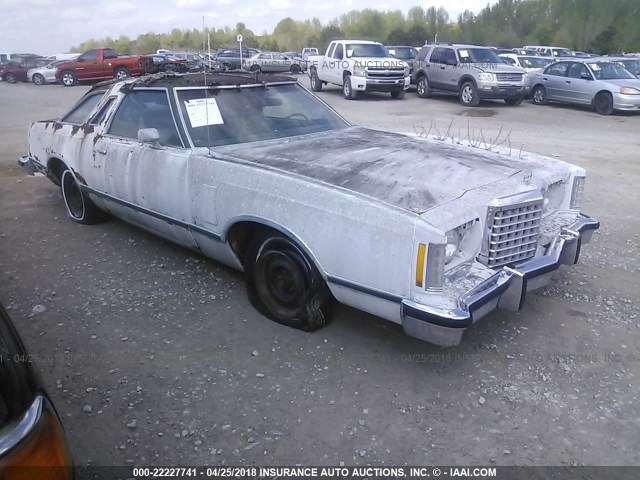 7G87H257423 - 1977 FORD THUNDERBIRD  WHITE photo 1