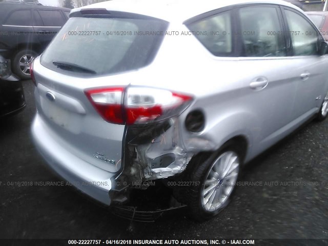 1FADP5BU4EL515413 - 2014 FORD C-MAX SEL SILVER photo 6