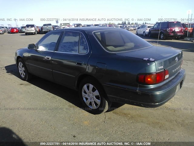 JT2BG12K1T0386319 - 1996 TOYOTA CAMRY DX/LE/XLE მწვანე ფოტო 3