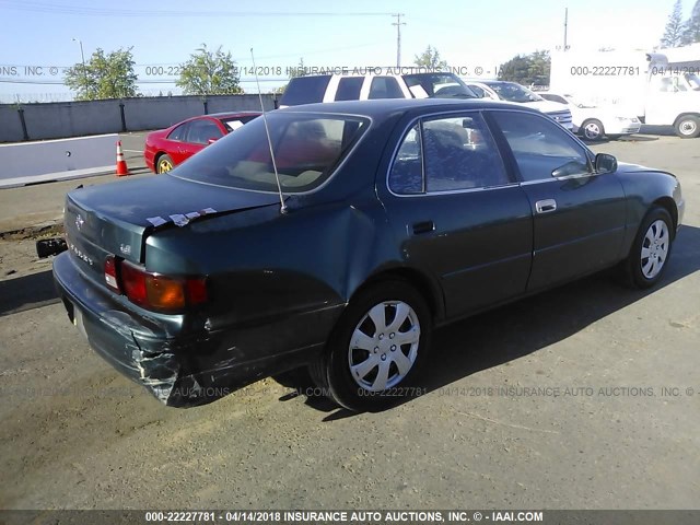 JT2BG12K1T0386319 - 1996 TOYOTA CAMRY DX/LE/XLE GREEN photo 4