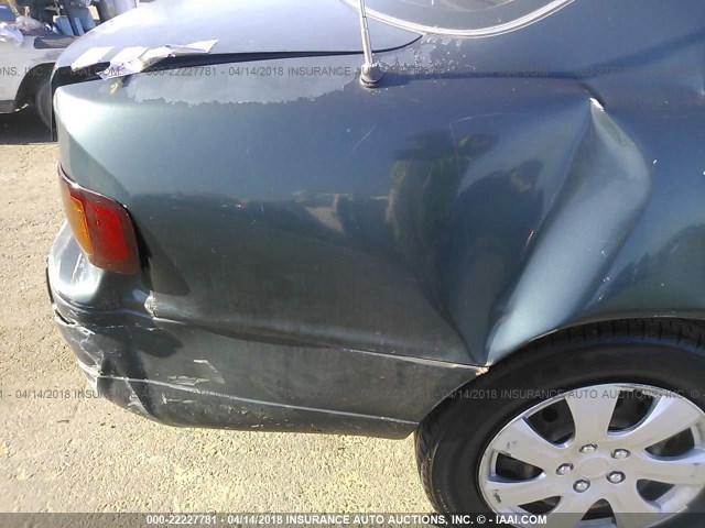 JT2BG12K1T0386319 - 1996 TOYOTA CAMRY DX/LE/XLE მწვანე ფოტო 6