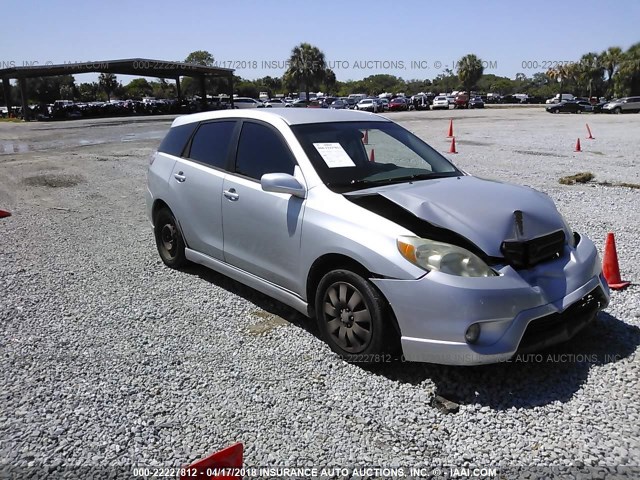 2T1KR32E85C482495 - 2005 TOYOTA COROLLA MATRIX XR SILVER photo 1