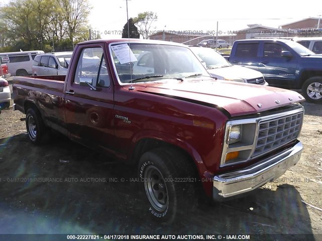 1FTCF10E6BNB06407 - 1981 FORD F100 RED photo 1