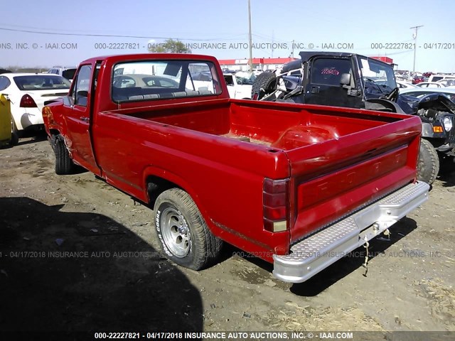 1FTCF10E6BNB06407 - 1981 FORD F100 RED photo 3