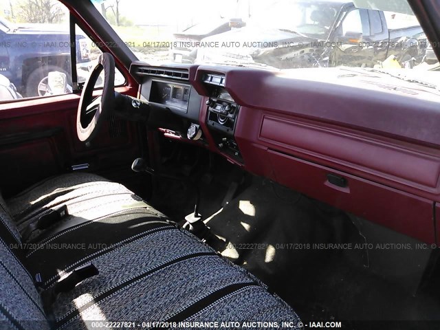 1FTCF10E6BNB06407 - 1981 FORD F100 RED photo 5