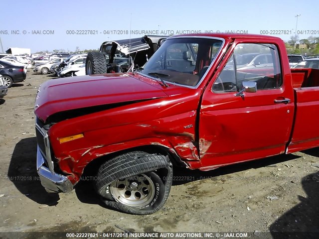 1FTCF10E6BNB06407 - 1981 FORD F100 RED photo 6