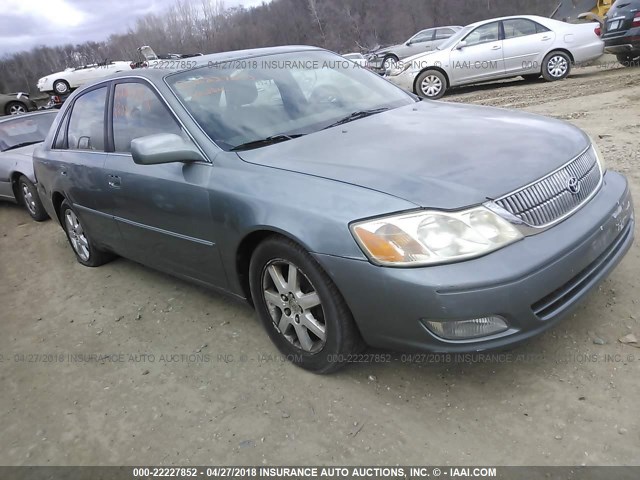 4T1BF28B31U135956 - 2001 TOYOTA AVALON XL/XLS TURQUOISE photo 1