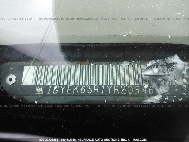 1GYEK63R1YR205468 - 2000 CADILLAC ESCALADE LUXURY Qara foto 9