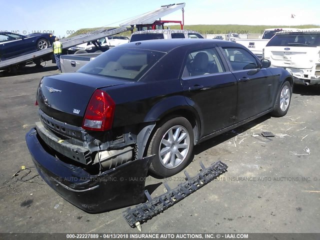 2C3KA53G97H793174 - 2007 CHRYSLER 300 TOURING BLACK photo 4