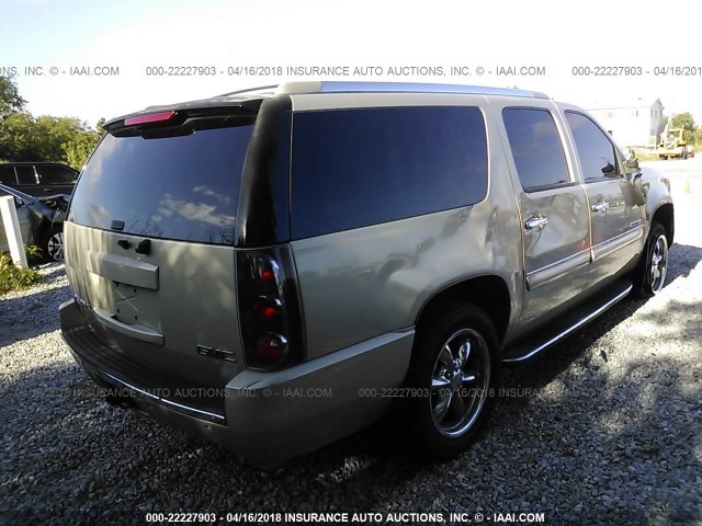 1GKFK66837J276363 - 2007 GMC YUKON XL DENALI GOLD photo 4