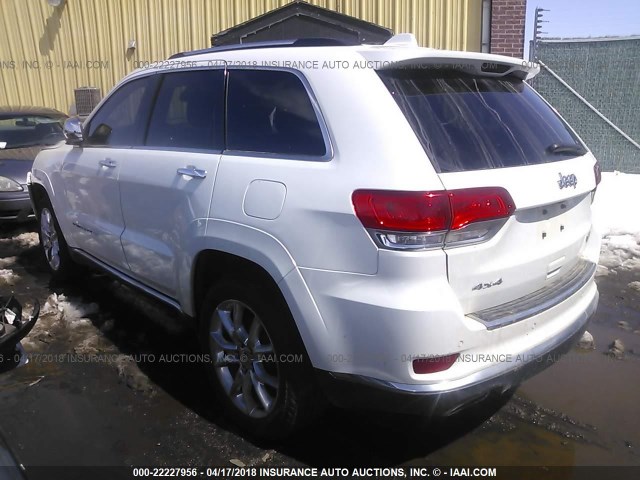 1C4RJFJT7EC474808 - 2014 JEEP GRAND CHEROKEE SUMMIT WHITE photo 3