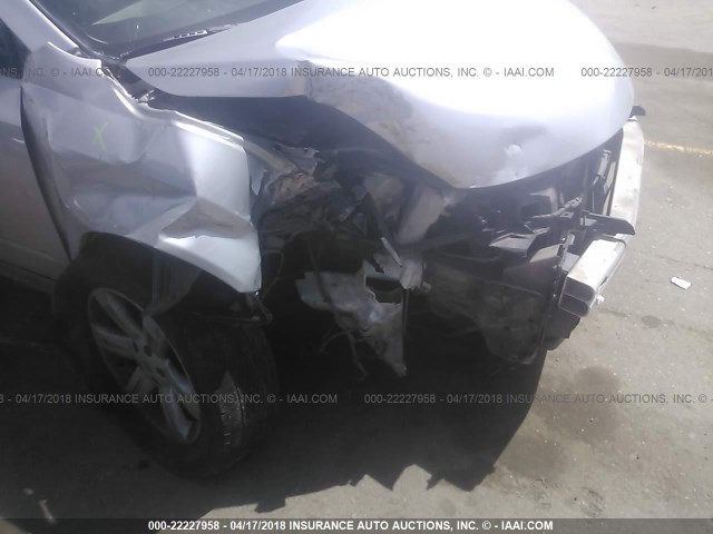JN8AZ08W57W621717 - 2007 NISSAN MURANO SL/SE/S SILVER photo 6