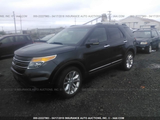 1FMHK8F82BGA05957 - 2011 FORD EXPLORER LIMITED 黑色 照片 2