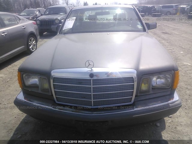 WDBCA32C1FA169190 - 1985 MERCEDES-BENZ 380 SE GRAY photo 6