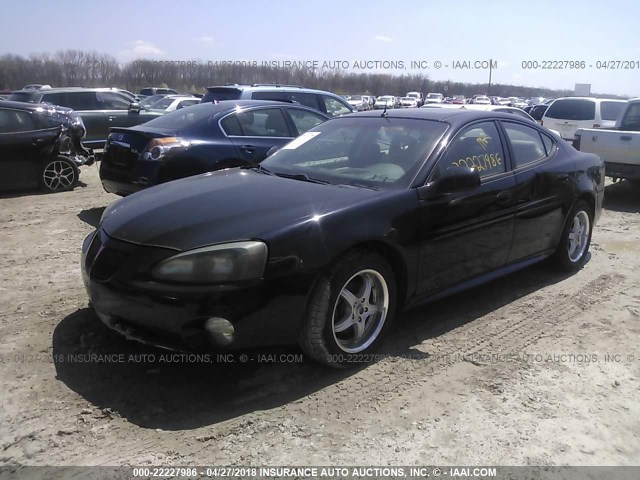 2G2WR544541278045 - 2004 PONTIAC GRAND PRIX GTP BLACK photo 2