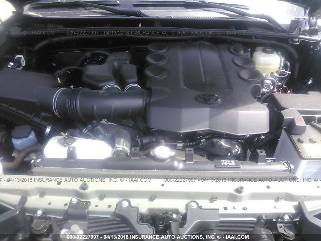 JTEBU5JR9J5496763 - 2018 TOYOTA 4RUNNER SR5 PREM/LTDL/TRAIL/TRD BLUE photo 10