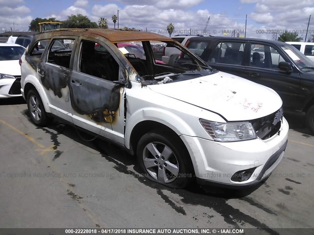 3D4PG1FG1BT537781 - 2011 DODGE JOURNEY MAINSTREET WHITE photo 1